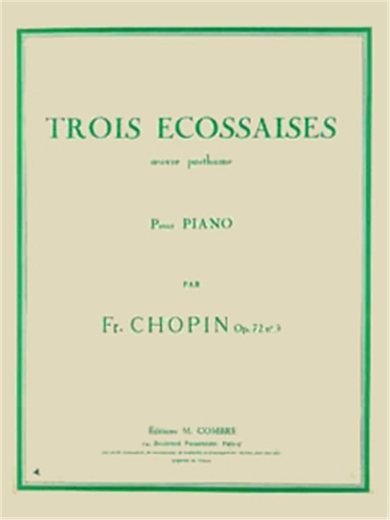 Ecossaises (3) Op.72 n°3
